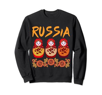 Матрешка россия советский союз толстовка