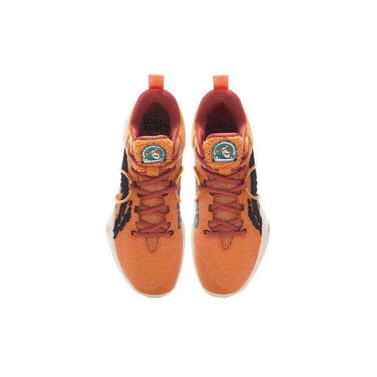 Disney x Li Ning Speed 8 Premium Тигр Нескользящие Износостойкие Низкие Баскетбольные Кроссовки Мужские Jams Оранжевый ABAS005-2