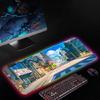 Gaming Mousepad PC Accessories Desk Mat Gaming Mat Extended Pad Mouse Gamer Desk Interior Mouse Pad Mouse Mat with LED