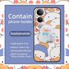 Модный пылезащитный чехол для телефона для VIVO V50 Lite 5G Global Вращающаяся подставка Зыбучие пески Водонепроницаемый Мультяшный ТПУ