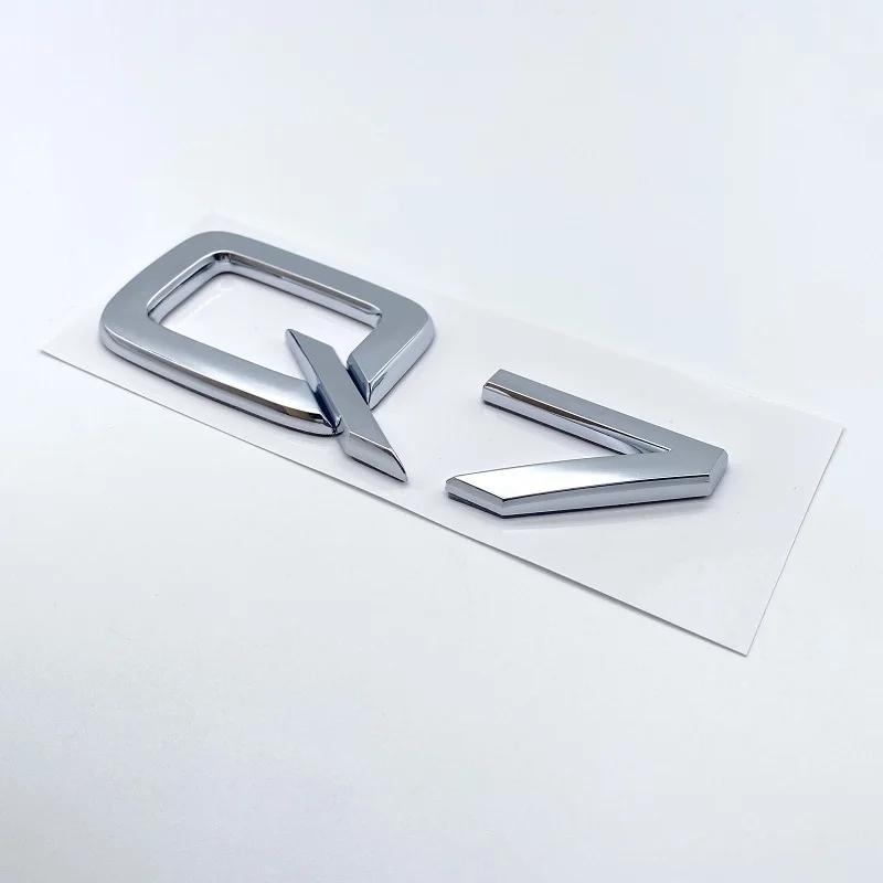 2026 Hot 3D ABS Chrome Glossy Black Letters Numbers Emblem for Audi A3 A4 A5 A6 A7 A8 Q2 Q3 Q5 Q7 Car Trunk Lid Nameplate Badge Sticker