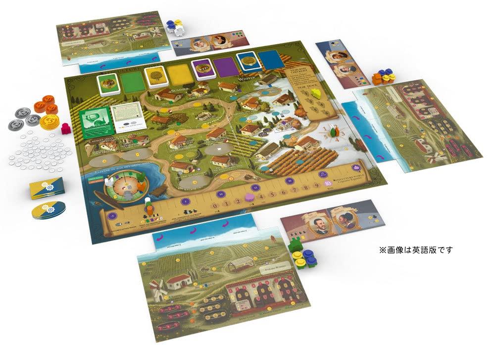 Arclight Four Seasons Expansion The World Complete Japanese Version for Ages 14 and Board Game Expansion Set Winery's (1-6 Players, 75-90 Minutes, Up)