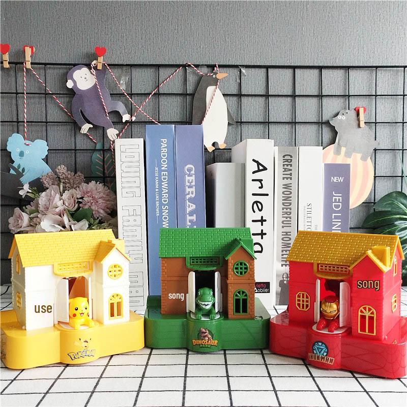 Novel Dinosaur Piggy Bank with Music: Automatic Coin Storage and Withdrawal