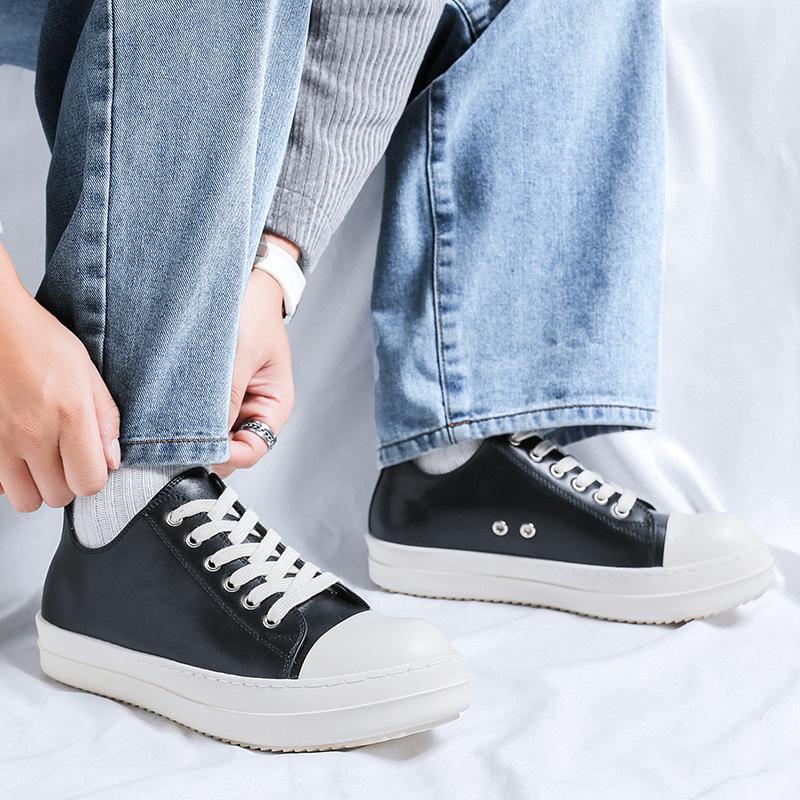 Американские туфли дерби с большой головой, парусиновые туфли с молочной подошвой, минималистичные туфли для езды на велосипеде, мужские кроссовки 6862-R