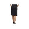 Adidas Женская удобная прямая повседневная длинная юбка с буквенным принтом, женские юбки черного цвета FM9254