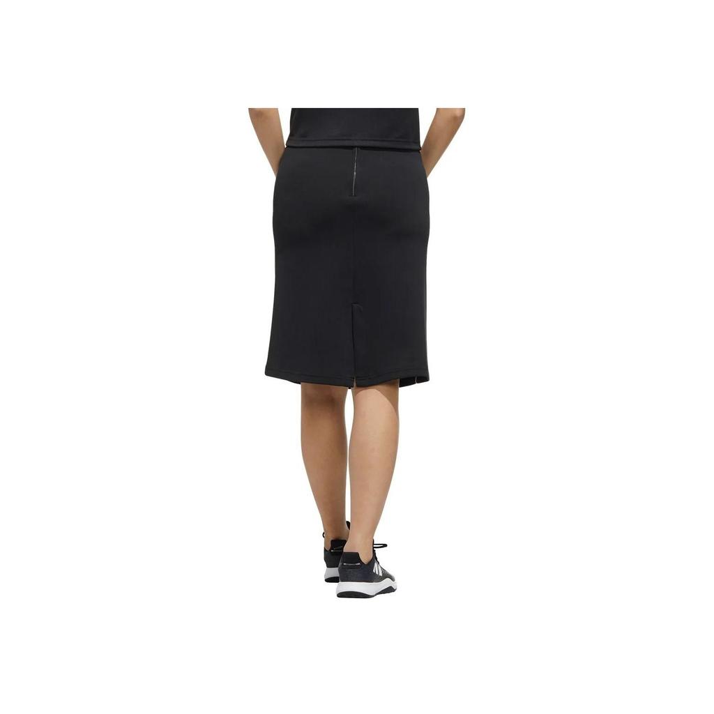 Adidas Женская удобная прямая повседневная длинная юбка с буквенным принтом, женские юбки черного цвета FM9254