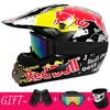 [Бесплатный набор из трех предметов] Даунхилл ДХ Внедорожный Yamamoto Racing Am Горный Велосипед Шлем Full-Face Внедорожный Шлем