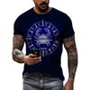 Летние мужские новые футболки с рисунком 12 созвездий Европы и Америки, модные футболки с короткими рукавами и принтом в уличном стиле