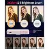 66 LED Portable Selfie Light for iPhone Phone Camera Laptop W 3 Lighting Modes 5 Brightn Levels Clip On Rechargeable Video Ligh