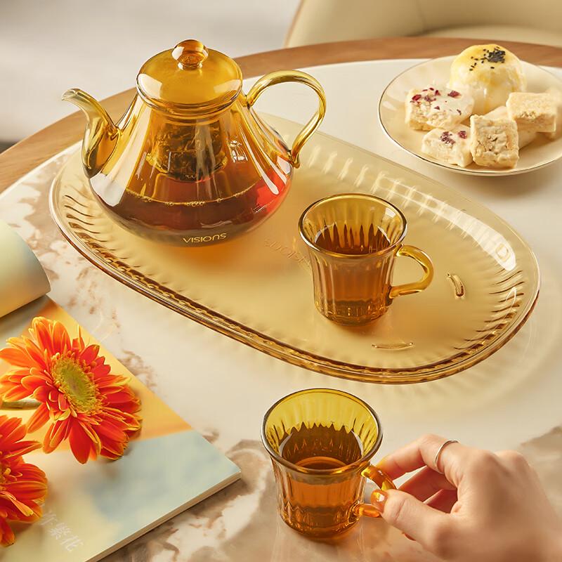 Corning VISIONS Crystal Glass Teapot Set