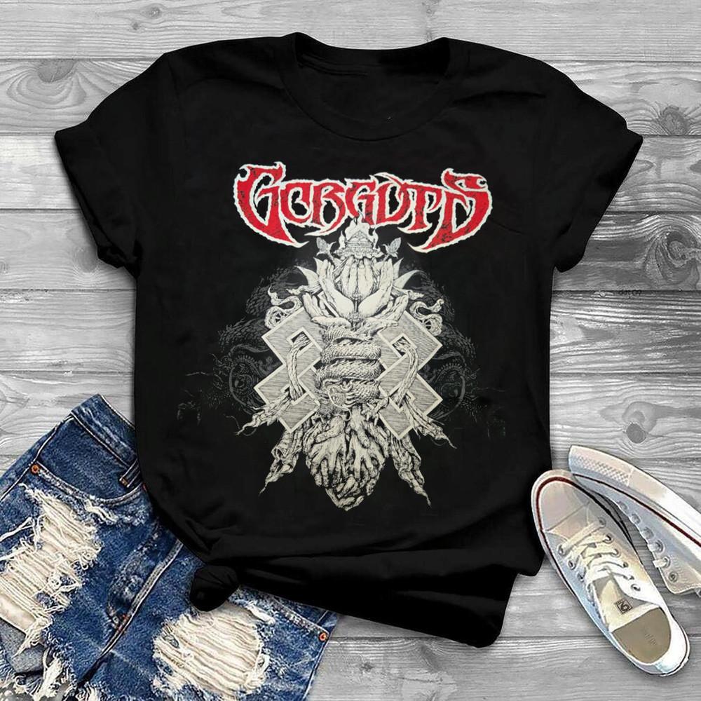 Gorguts Футболка с тура 2013 года Односторонняя Унисекс Подарок Семья S234XL Футболка Унисекс Футболка