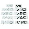 Наклейки с эмблемами из АБС-пластика для автомобилей C30, V40, V60, V90, S40, S60, S80, S90, S80L, XC40, XC60, XC90 - Обозначения моделей AWD, T4, T5, T6, T8