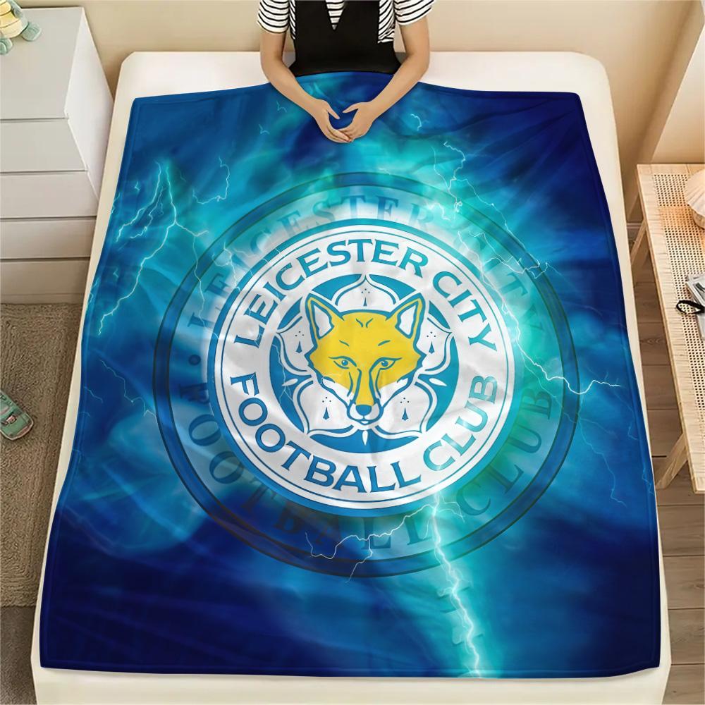 Leicester City Football Club Flannel Blanket, High quality Comfortable for All Seasons, Home Decor, Warmth and Comfort
