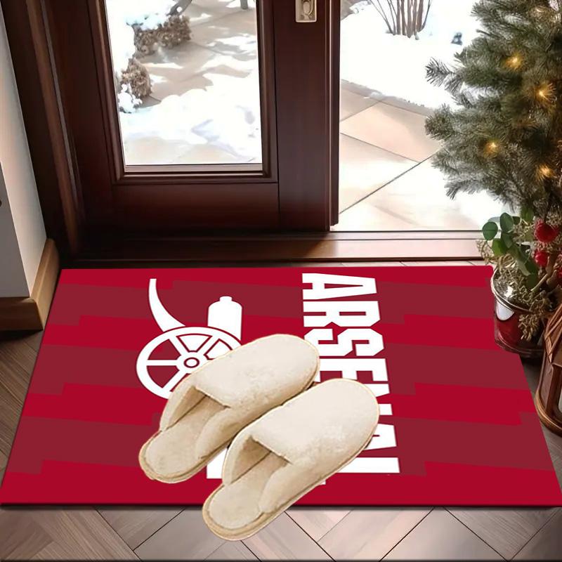 Arsenal Football Club Crest Area Rug for Office, Chair Rug, Decorative Carpet Livingroom Mat, Large Size Fan gifts Christmas gifts