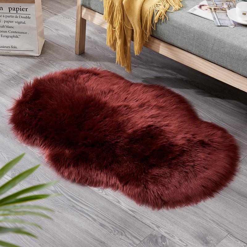 Minimalist Long-Pile Rug: Living Room & Bedroom Carpet, Coffee Table Floor Mat, Sofa Cushion.