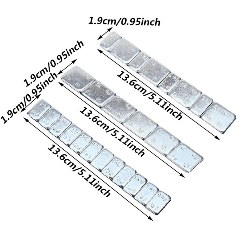 5g/10g Adhesive Wheel Balance Weight Counterweight Tyre Balance Block Weight Iron Balancer Accessories For Cars Motorcycle