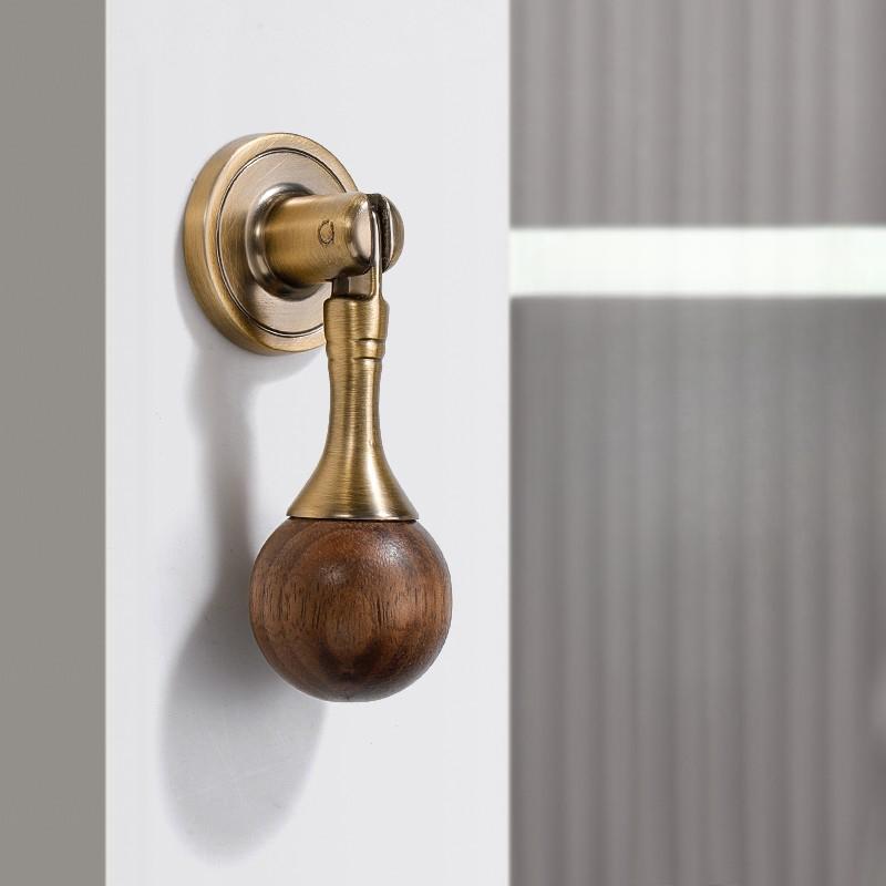 Французская роскошь, Ручка для дверцы шкафа, Дверца гардероба, Ящик, Античный стиль, Дерево грецкого ореха, Круглый шар, Новый китайский стиль, Подвесная маленькая ручка