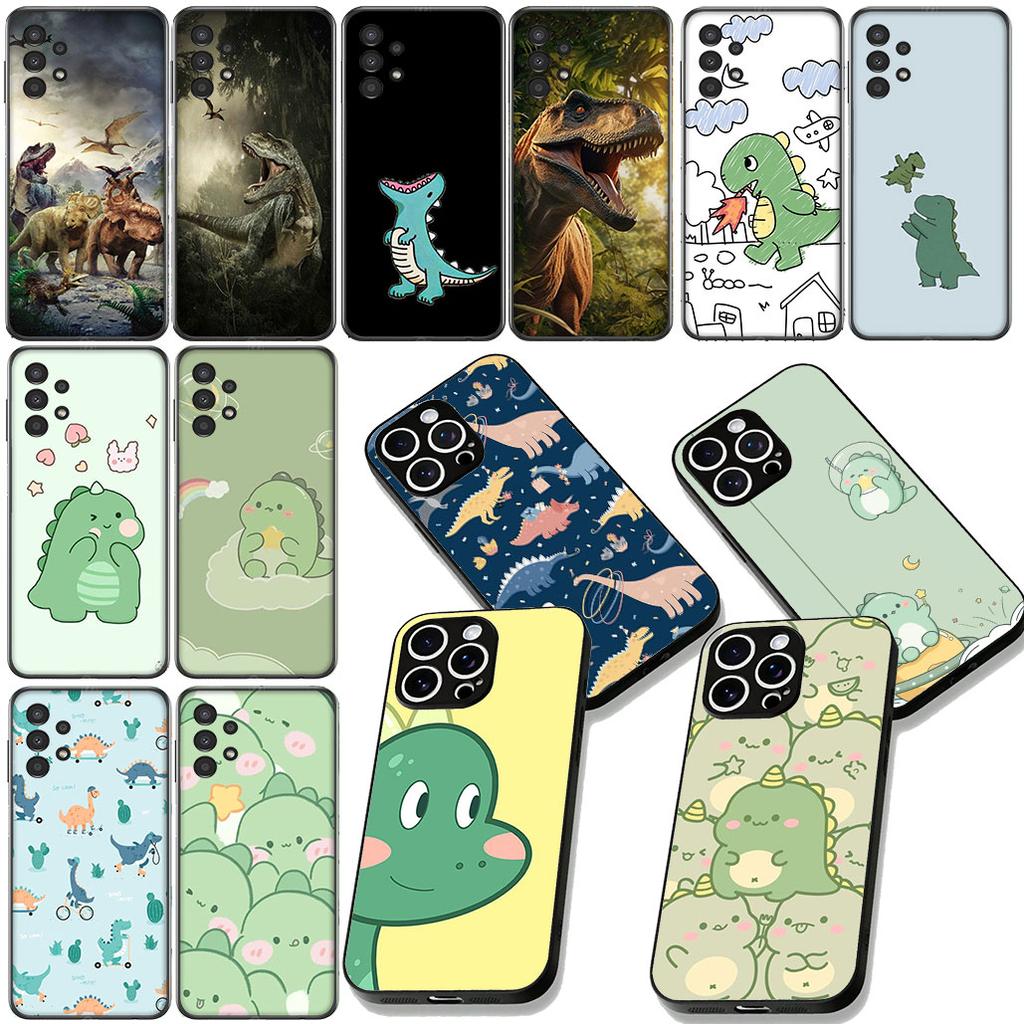 Anime Dinosaurs Cute Protective Cover for Apple iPhone 12 13 Mini XS 11 Pro Max 7 8 Plus XR SE 2022 SE3 + 8+ Phone Case