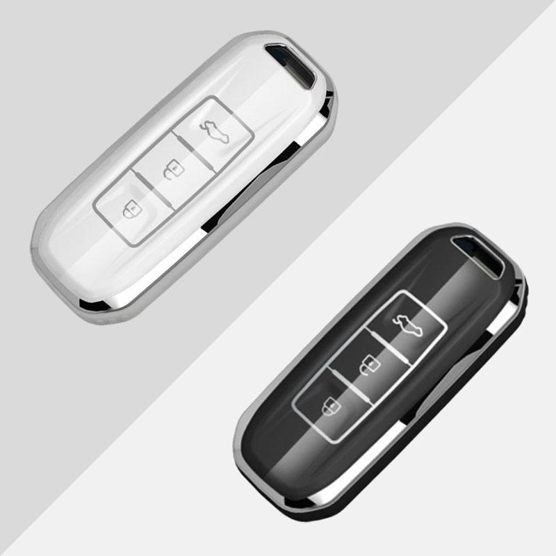TPU чехол-держатель для автомобильного ключа для Baojun 510 730 360 560 Rs-5 530 630 Wuling Hongguang S Защитный чехол-оболочка для ключа Автоаксессуары