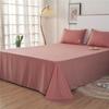 Soft Cotton Sheet Anti Dust Mite Mattress Cover Anti-Bacteria Flat Sheets Pure Color Bed Sheets Simple and Thickened Skin Friendly Double Bed