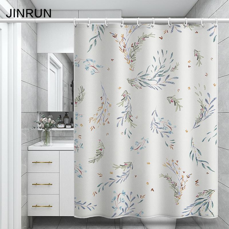 Утолщенная водонепроницаемая занавеска для ванной комнаты, устойчивая к плесени, занавеска для душа, занавеска для душевой перегородки, занавеска для душа, занавеска для ванной комнаты, бесплатная перфорация