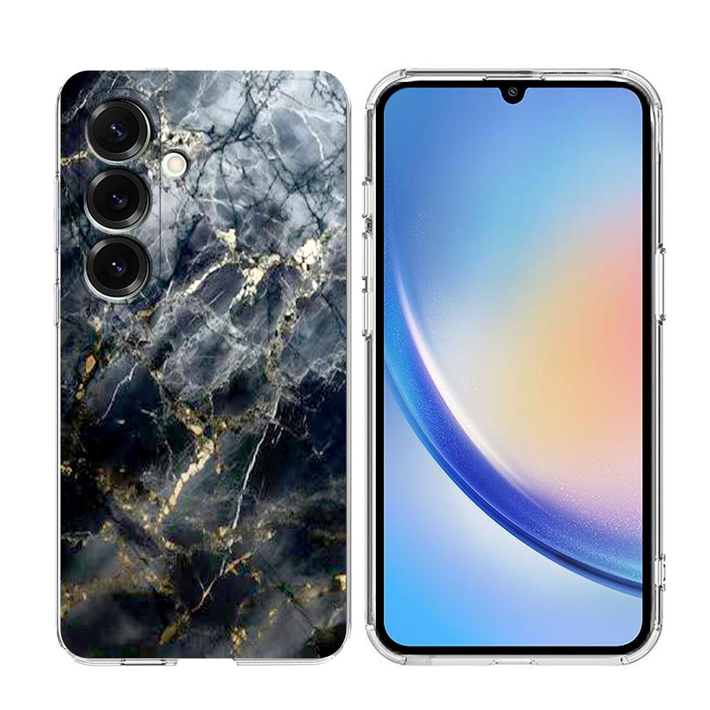 For Samsung Galaxy A34 5G Case Marble Pattern Printing Soft TPU Phone Cover