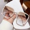 Luxury Square Sunglasses Men Women Unisex  Designer Gradient Oversize Sun Glasses Popular Outdoor Travel Driving Goggles