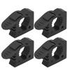 4 Pcs Roof Rack Shovel Mount 30?40mm Clamping 11kg Load Capacity Heavy Duty Rubber Clamp Mount