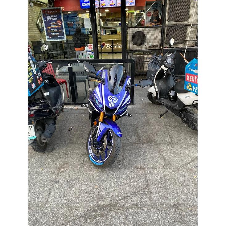 Motorcycle Sport Racing Double Bubble Windshield WindScreen Visor Deflector For YAMAHA YZF-R3 2019-2023 2022 2021 YZF-R25 R3 R25