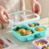 with Tableware Macaron Color Lunchbox With Tableware Camping Food Container  Kitchen Supplies