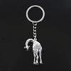 Keychain 42x28mm Giraffe Pendants DIY Men Car Key Chain Ring Holder Keyring