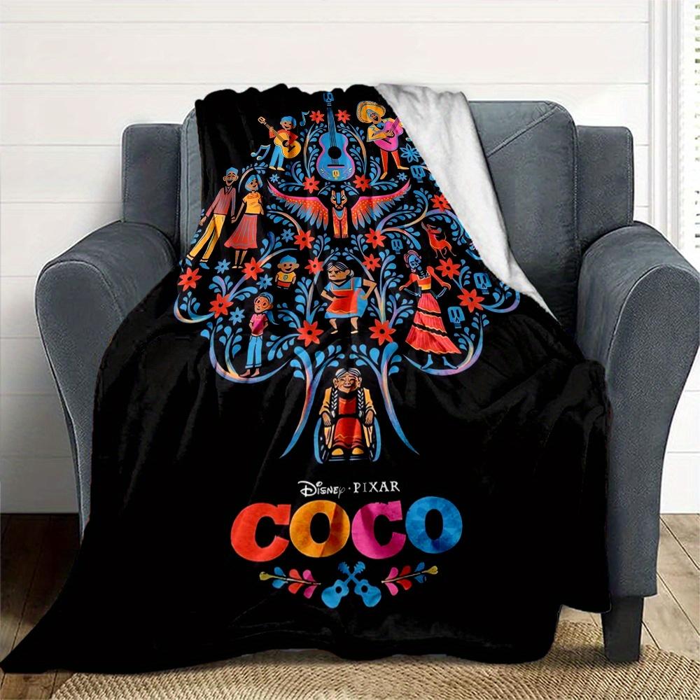 1pc, Disney Coco Blanket Soft Throw Blankets for Bed Couch Sofa, Living Room, Travel, Outdoor Blankets, Camping