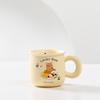Cartoon Cute Beige Bear Ceramic Coffee Milk Cup Student Dormitory Drinking Water Cups High Appearance Level Mug Office Water Cup