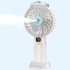 Portable Water Spray Mist Fan Electric USB Rechargeable Handheld Mini Fan Cooling Air Conditioner Humidifier for Outdoor