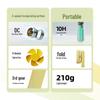 Little Bear Portable Foldable Rechargeable USB Handheld Mini Fan CN plug (adapter included)