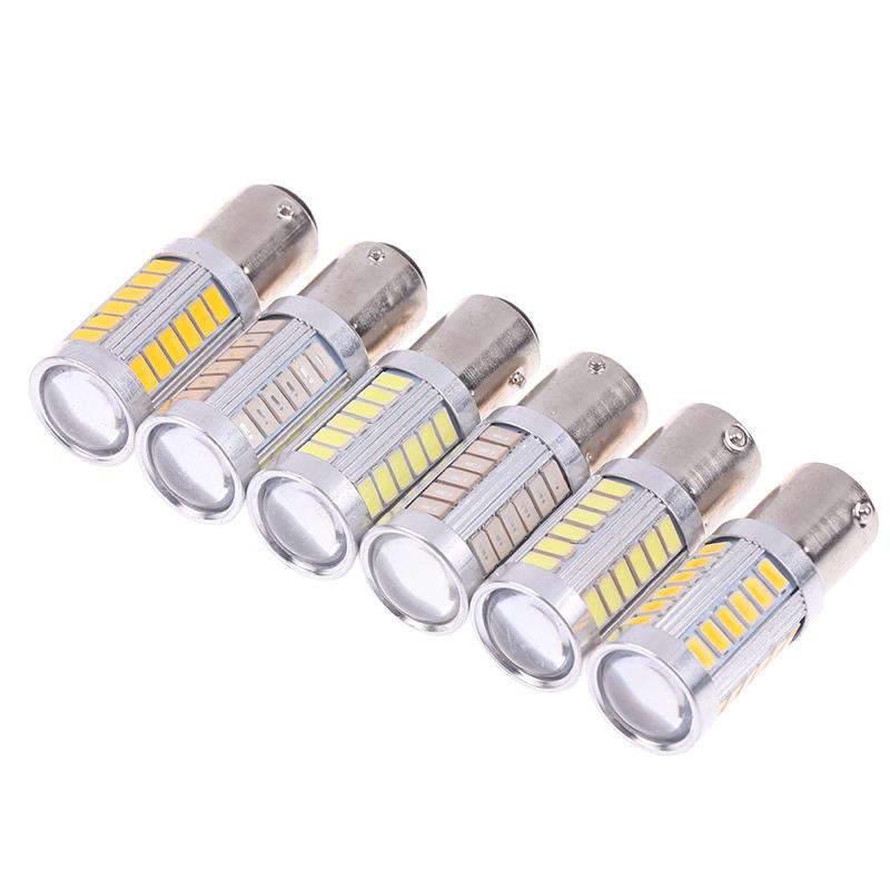 2 шт. 1156 1157 Светодиодные 5730 5630 33SMD T20 Светодиодные лампы для автомобиля, грузовика, квадроцикла, габаритного огня, указателей поворота, лампы заднего хода, ламп ДХО