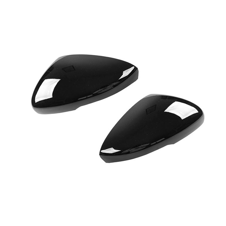 Baking Varnish Black ABS Rearview Side Mirror Cover For Honda Accord 2018-2021