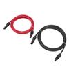 10ft 10AWG Solar Panel Extension Cable with Female Male Connector Universal for Camper Truck Off Road Vehicle Red and