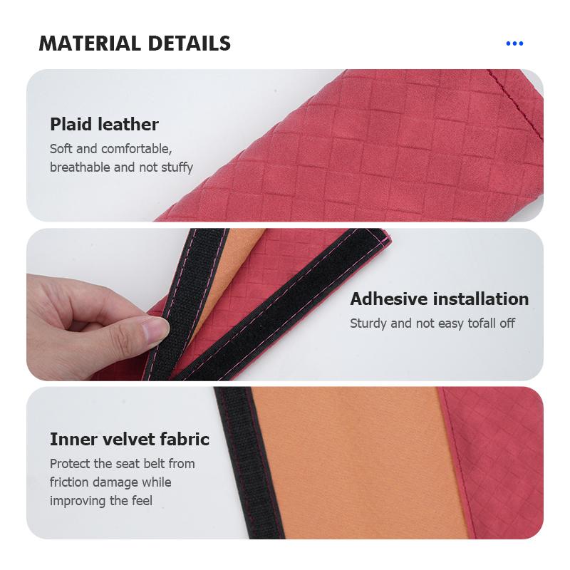 Car Safety Shoulder Cover Soft Protection Seat Belt Padding Pad For Alfa Romeo GT Stelvio F1 Brera Volante Tonale Gloria Disco