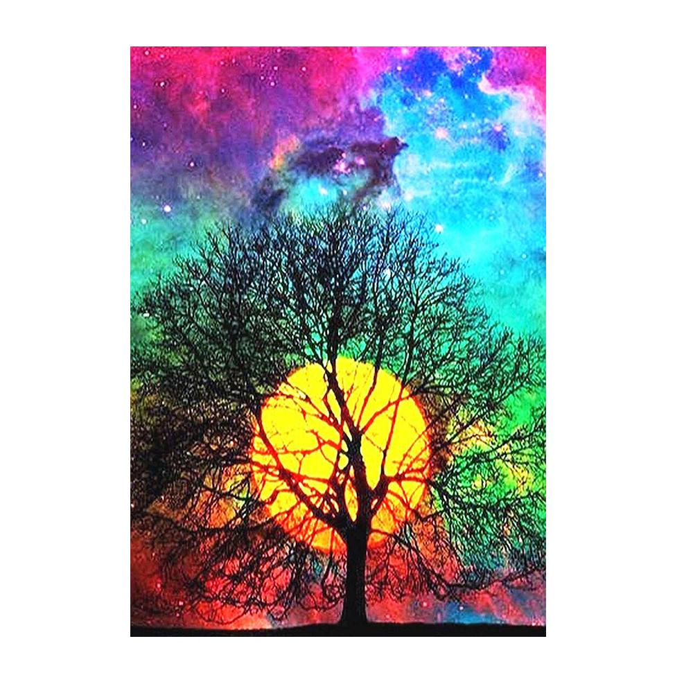 5D алмазная живопись «сделай сам», вышивка крестиком, полный комплект, украшение для дома, настенное украшение для пейзажа, картина, подарок к празднику