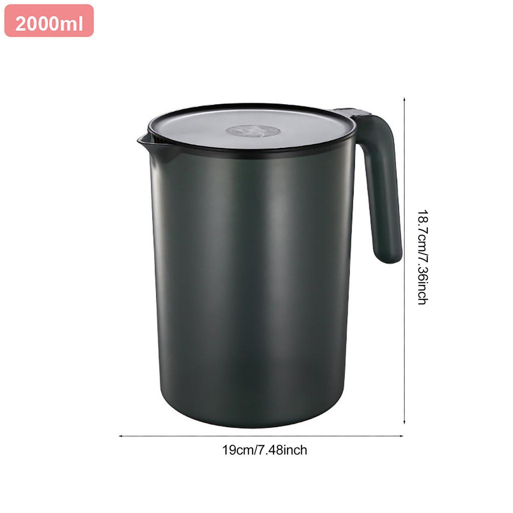 Cold Teakettle Large Capacity Water Jug Reusable PVC Teapot Translucent Beverage Pitcher For Tea Coffee Pitcher