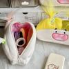 Constellation Embroidery Pen Bag Random Hair Clip Large Capacity Pencil Case Stationery Organizer Pencil Box