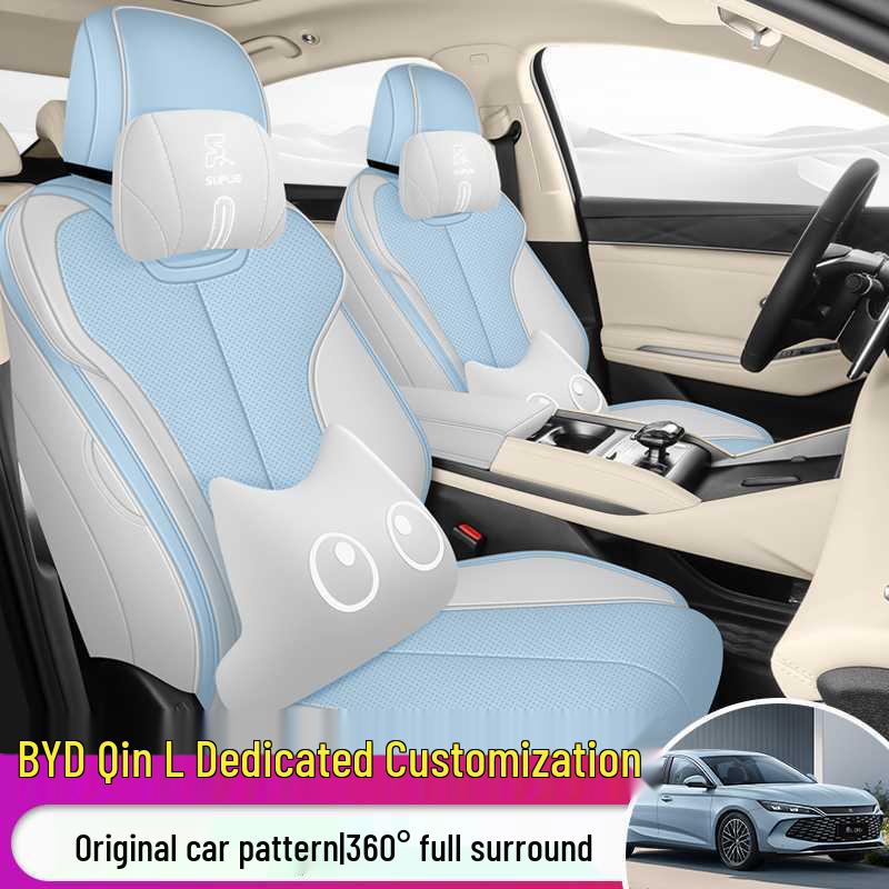 Breathable, full-coverage car seat cover for BYD Qin L, suitable for all seasons. Qin L D-MI cushion.