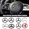 1 шт. 52/58 мм Наклейка-эмблема на центр рулевого колеса автомобиля для Mercedes Benz AMG W212 W213 W177 CLE GLA W222 GLC GLB W203 W210 W220