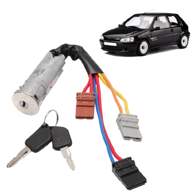 Выключатель зажигания автомобиля Простая установка для 106 405 Автомобильные аксессуары Запасной выключатель стартера с 2 ключами