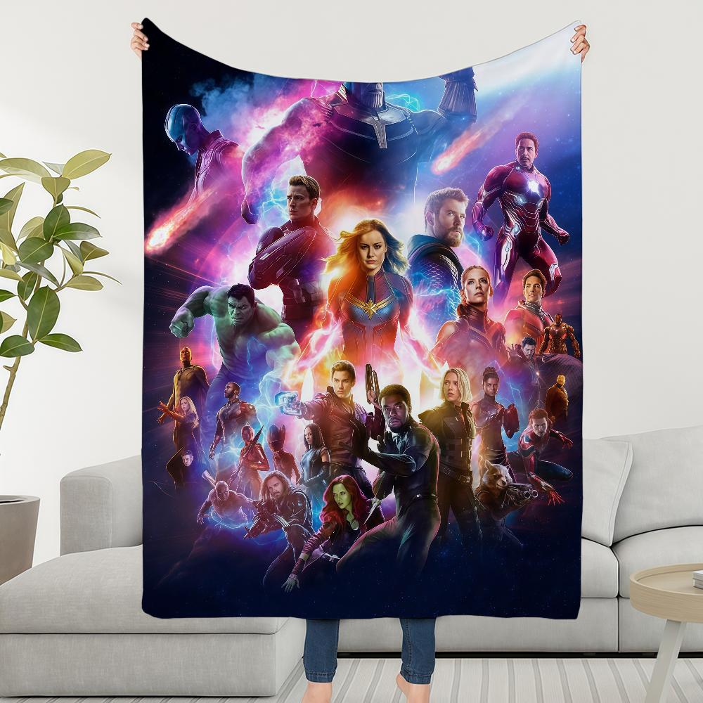 Blanket Throw Super Cosy Plush Living A-Avengers-ES Room Sofa Couch E-EndgameS-ES Childish Birthday Gifts