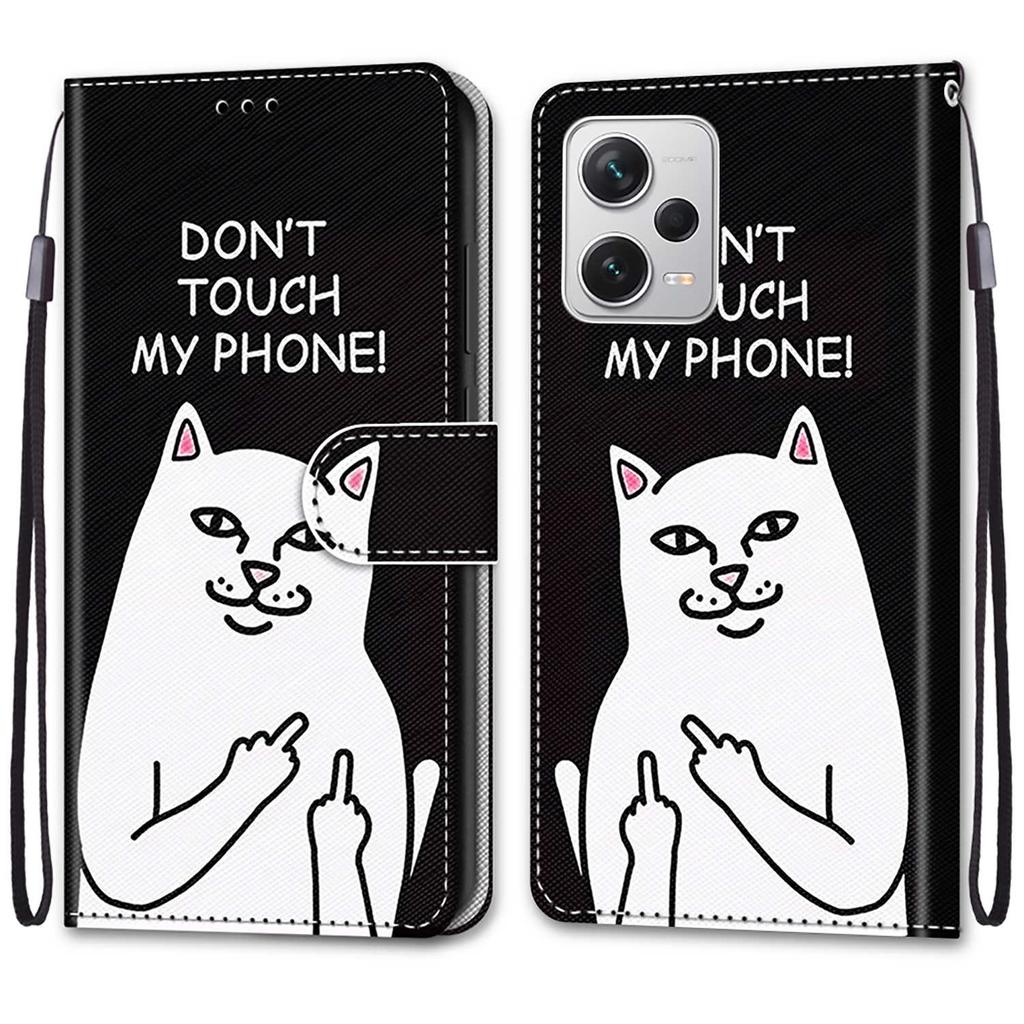 Luxury Painted Leather Case Wallet Book Style Protective Cover for Xiaomi 14T/MI 12T/MI 13T Pro/MI 10T Lite/MI 12 Pro/Xiaomi Poco X4/Xiaomi Poco M6Pro