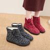 2025 Winter New Old Beijing Cotton Shoes Piled Thickened Mother Shoes High Top Women's Cotton Shoes Casual Warm Shoes