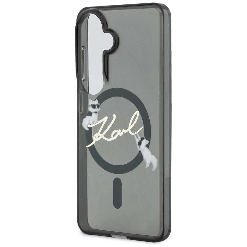 Karl Lagerfeld IML KC Script MagSafe Case for Samsung Galaxy S26 Black
