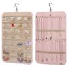 Double Sided Hanging Jewelry Organizer Wall Mount Necklace Bracelet Organizer  For Women